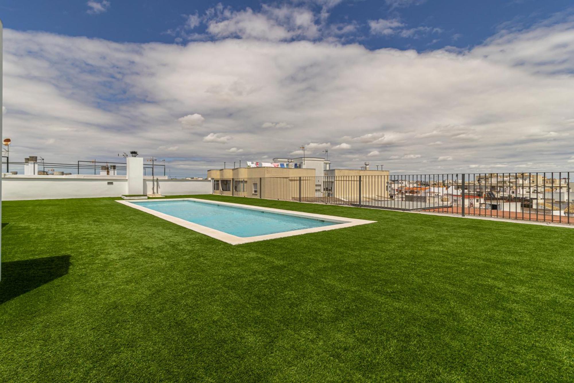 Allo Apartments San Clemente Centro 2 Habitaciones Parking Y Piscina Jerez de la Frontera Eksteriør billede